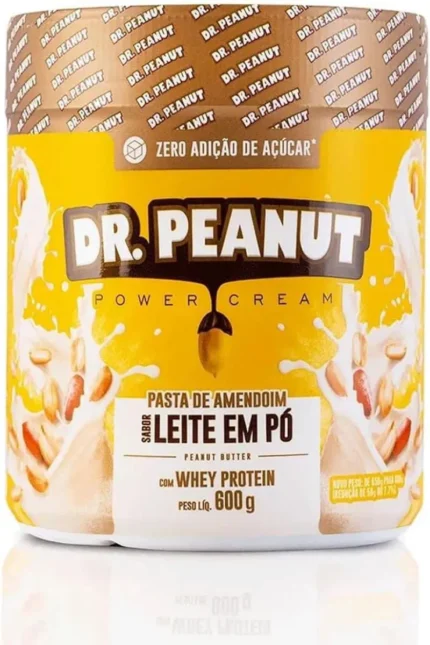 Pasta de Amendoim (600g) Sabor: Leite em Pó