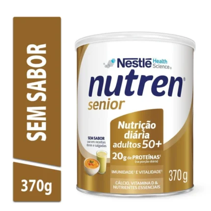 Suplemento Alimentar Nutren Senior Sem Sabor Lata 370