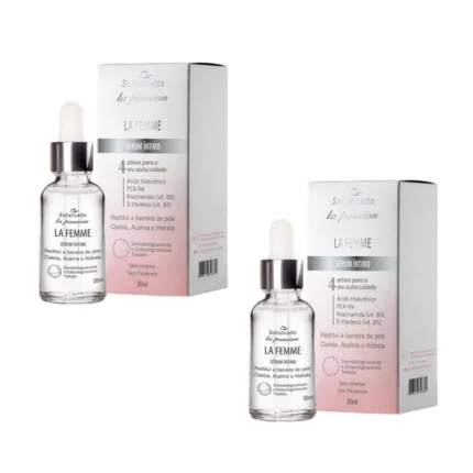 2 Hidratante para Vulva Sérum Íntimo Restaurador e Clareador