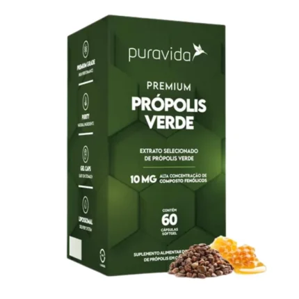 Propolis Premium Verde 10 Mg 60cps Pura Vida