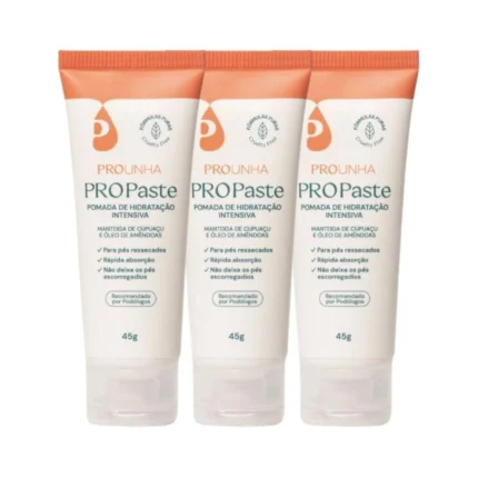 Creme Hidratante Pro Unha Pro Paste 45G 3Un