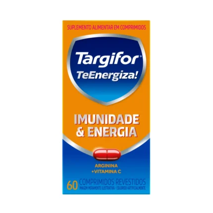 Vitamina C 500mg + Arginina 500mg Targifor TeEnergiza! 60 comprimidos