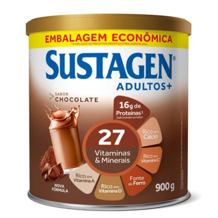 Complemento Alimentar Sustagen Adultos+ Chocolate 900g